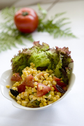 Fresh Haumakua Tomato & Kahuku Corn Salad