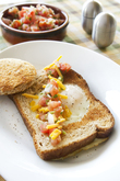 Power Breakfast! Puka Egg (Bird's Nest) Toast with Hawaii Salsa